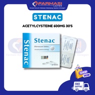 STENAC ACETYLCYSTEINE 600MG EFFERVESCENT TABLET 2'S (FOR PHLEGM)