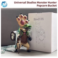 Youpin Monster Hunter Elu Cat Universal Studios Limited Edition Tide Play Popcorn Bucket Ornaments Figure Gift Youpin 怪物 猎人 艾露 猫 环球影城 限量版 潮玩 爆米花 桶 摆件 手办 礼物