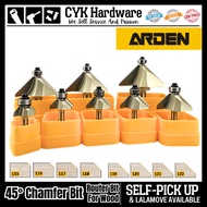 ARDEN Router Bit - 45° Chamfer Bit ( #115 / #116 / #117 / #118 / #119 / #120 / #121 / #122 )