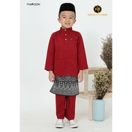 Habibi Boutique | Baju Melayu Kids | Maroon