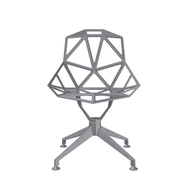 北歐櫥窗/Magis Chair One 4Star 旋轉單椅(率性灰)