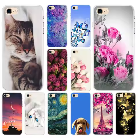 For Apple iPhone 7 8 SE 2020 Case Soft Tpu Anti-knock Bumper For Fundas Apple iPhone 8 Cases Apple S