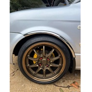 Fender Arch Trim Stainless Steel Chrome Garnish Perodua Kelisa