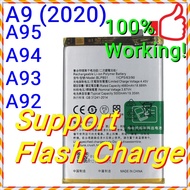 (Support Flash Charge) NEW ORI Long Lasting Stable Battery Oppo A95 A94 A93 4G A92 A9 (2020) /BLP851