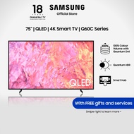 Samsung 75” Q60C QLED 4K Smart TV (2023), 4 Ticks