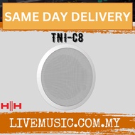 HH Electronic TNi-C8-WH 8 inch ceiling speaker - 70/100V 3 power tappings - WHITE ( TNiC8 / TNi C8 )