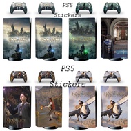 Hogwarts Legacy Harry Potter PS5 Disk PlayStation5 Sticker Decal PS5 PlayStation 5 Console Controller Stickers Hogwarts Legacy