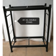 Aquarium Double Stand for 2feet Aquarium Tank [2Kaki]