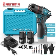 DAGMARA DCD02-18V QN18 Brushless Cordless Drill 🔋 Rechargeable Screwdriver | Powerful & Durable Tool