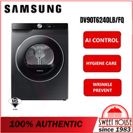 Samsung 9 kg Heat Pump Front‑Load Dryer DV90T6240LB/FQ Smart Energy‑Efficient Laundry Appliance