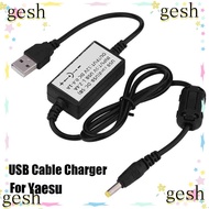 GESH1 USB-DC-5B Durable Walkie-talkie Cord Universal USB Cable Cradle for Yaesu VX5R/VX6R/VX7R/VX8R 