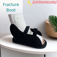 MYRONG1HD Fracture Boot, Support Brace Black Foot Fracture Shoes, Ankle Protector Forefoot Injured F