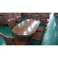 SET MEJA JATI GADONG INDONESIA 😱😱😱
