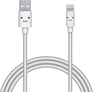 Elecom MPA-FUALYA10WF Lightning Cable, iPhone Charging Cable, Soft Type, Compatible with iPhone SE3,