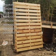 Dipan Kayu Jati Belanda 140x200