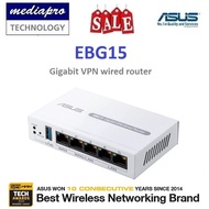 ASUS ExpertWiFi EBG15 Gigabit VPN wired router, Up to 3 WAN ethernet + 1 USB WAN, IPS , Layer 7 fire
