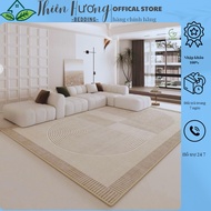 Living room carpet - Imported Decor sheep wool carpet size 1m6x2m3, 2mx3m - Thien Huong