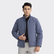 Áo Khoác Nam Chần Bông INSIDEMEN Dày Dặn Siêu Ấm Cản Gió Thiết Kế Trơn Basic Khóa Kéo Tiện Lợi IJK03