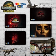 Jurassic World Rebirth TNG Pelekat - Tng Touch N Go/Bank kad pelekat pelindung (Beli 4 Percuma 1)(TN