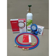 Paket Isi Freon AC R22 | Freon AC R22 Tanaka+Manifold+Selang+Kran