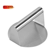 Stainless Steel Burger , 5.5 Inches, Round Burger Smasher, Non-Adhesive Bacon and Grill  for Steaks,