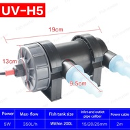 JEBO  UV Sterilizer Lamp Light Ultraviolet Filter Clarifier Water Cleaner For Coral Koi Fish Pond Aq