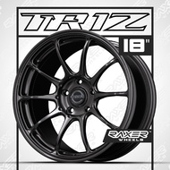 18" | 2pcs | RAXER TR1Z Flow Formed Light Weight Wheels | 5x112/114, 5x120