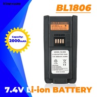 「DC-112」2000mAh HYT BL1806 BL2505 Li-ion Battery For Hytera HYT PT580 PT580H PT580H Plus Two Way Rad