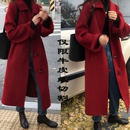 D79 Autumn/Winter Double-Sided Cashmere Coat - Women's Hepburn Inspired
