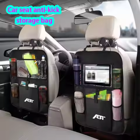 Car Seat Anti-Kick Mat with Storage Pockets-Keep Seats Clean & Organize Toys,car accessories,for ABT