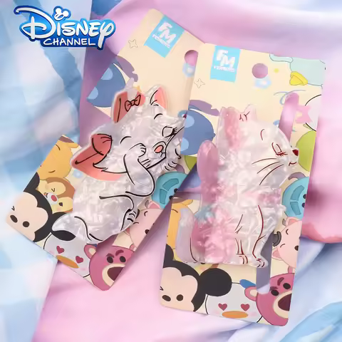1 or 2 Disney Marie Cat pink cartoon hairpins, Disney cute hair claws, and girlish hair accessories