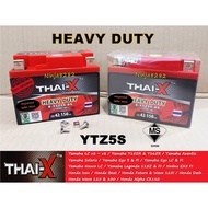 BATTERY THAIX YTZ5S HEAVY DUTY (SIRIM APPROVED) SUZUKI SHOGUN AXELO SKYDRIVE PANTHER SMASH FI NEX / 