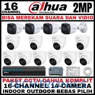 Techtronics | DAHUA CCTV PACKAGE 16 CHANNEL 14 CAMERA 2MP 1080P CCTV CAMERA AUDIO SERIES