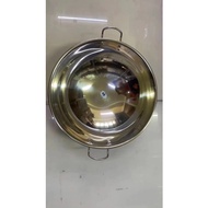 48cm stainless steel wok with two handle D/S-25