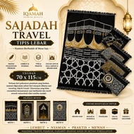 IQAMAH SCENNIL THIN TRAVEL PRAYER RUGS 70X115CM WIDE PRACTICAL