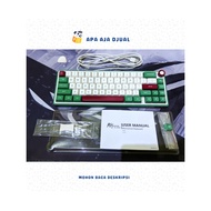 Royal Kludge RK R65 Mechanical Keyboard Green Sand Color