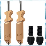 [G V W E] For  AD5X 0.25+0.4MM Hotend Nozzle Brush Silicone Cover Kit with 2 Brush+3 Sleeve for Quic
