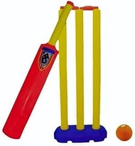 Kalindri sports Yellow Cricket Set with Bat, Stump, Ball for Unisex Cricket Kit Bat & Ball Cricket S