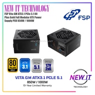 FSP Vita GM ATX3.1 PCIe 5.1 80 Plus Gold Full Modular ATX Power Supply PSU 750w / 850w / 1000w