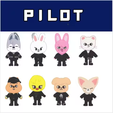 SKZOO Stray Kids Periphery Cartoon Same Style Stickers Adhesive Stickers Mobile Phone Stickers Felix