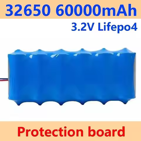 Original 32650 Solar Lamp Battery 3.2V Large Capacity Lithium Battery Solar Street Lamp Floodlight B
