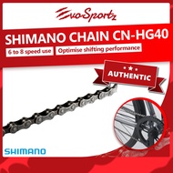 Shimano Chain CN-HG40 | 6/7/8 Speed Bike Chain | Authentic Shimano 6 to 8 Speed Bicycle Chain
