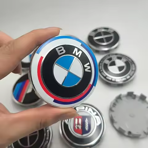 ABS badge of automobile tire center cover is suitable for decorative accessories of BMW group m logo