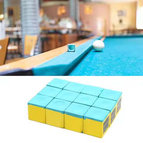 Billiard Cue Chalk Cue Chalk Pool Chalk 1Box No Slip Cue Tip Chalk Billiard Pool Cue Chalk for Snook