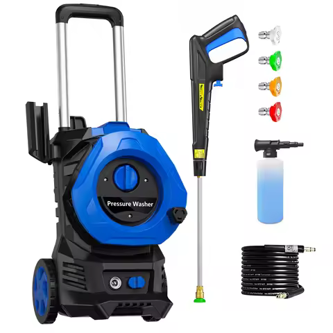 Electric Pressure Washer 4800PSI 2.9GPM Power Washer with 25 Feet Hose,16.4 Feet Power Cord, Car Was