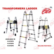 10STEPS 12STEPS 16STEPS TRANSFORMER LADDER FOLDABLE MULTI PURPOSE LADDER FOLDING