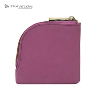 Travelon OS Leather Coin And Card Pouch Accessories Red