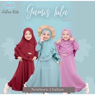 GTAUS 00118 | ZALIRA KIDS | GAMIS ANAK MODEL LULA SERIES USIA 3 - 12