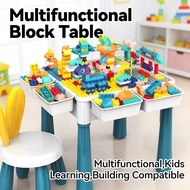 Kids Building Blocks Learning Playing Kanak Duplo Table Study Mainan Meja Compatible