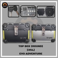 BOX MOTOR / TOP BOX [35L] EVO ADVENTURE W/BACKREST & BASE PLATE